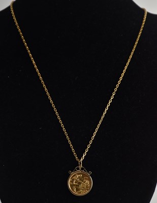 Lot 1427 - An Elizabeth II half sovereign, 1982, in a 9ct...