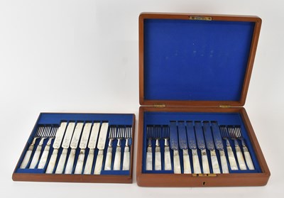Lot 1102 - A late 19th/early 20th century mahogany cased...