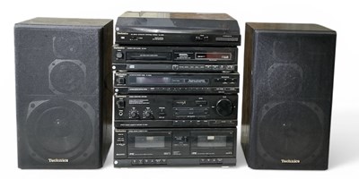 Lot 506 - TECHNICS; a mid century hi-fi system...