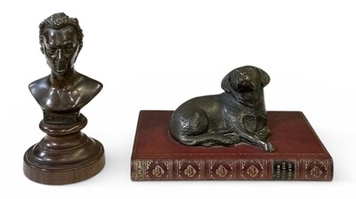 Lot 727 - A late 19th/early 20th century cast bronze...