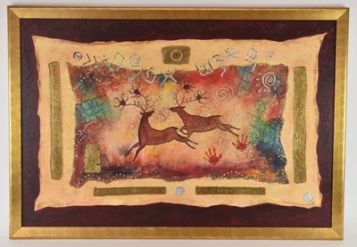 Lot 195 - ROY FAIRCHILD-WOODARD (born 1953); an abstract...