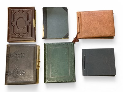 Lot 547 - Six 19th century and later photograph albums...