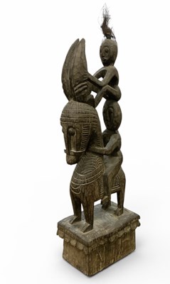Lot 1056 - An interesting Indonesian tribal wooden...