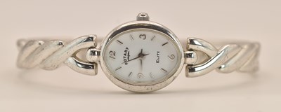 Lot 1706 - ROTARY; a 925 sterling silver lady's...