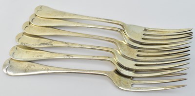 Lot 1137 - WALKER & HALL; six Edwardian hallmarked silver...
