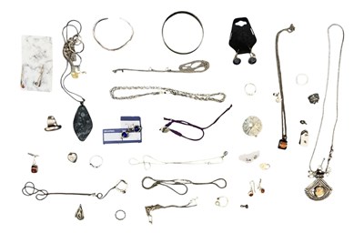Lot 1564 - A small quantity of assorted 925 silver and...