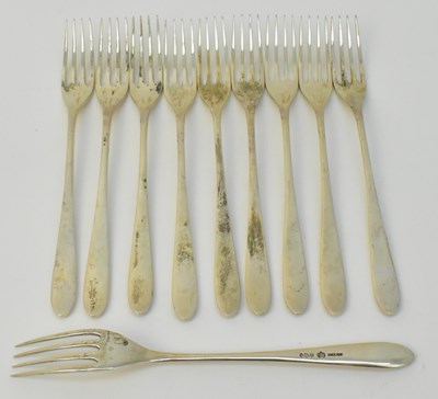 Lot 1143 - ELKINGTON & CO; ten Elizabeth II hallmarked...