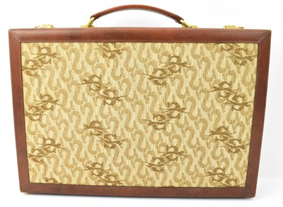 Lot 518 - A 1970s Italian leather and fabric covered...