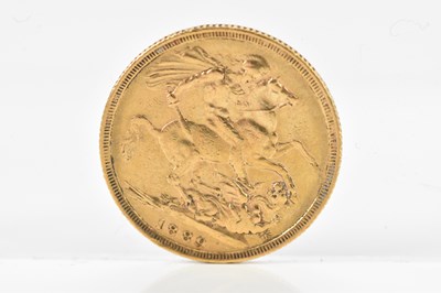 Lot 521 - A Victorian full sovereign, 1889, Jubilee head.