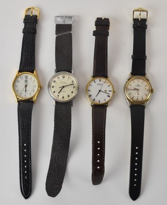Lot 1703 - Four assorted gentleman's wristwatches...