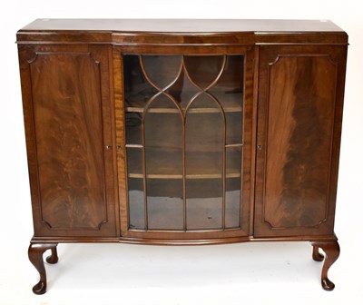 Lot 1751 - An early 20th century mahogany display cabinet