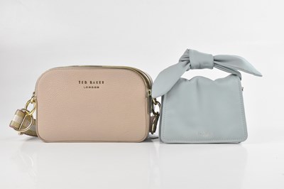 Lot 1453 - TED BAKER; a tan pebbled leather shoulder bag...