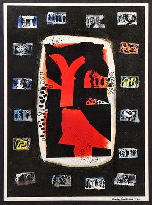 Lot 44 - RIGBY GRAHAM; gouache, abstract, various...