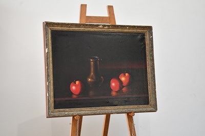 Lot 1753 - CLAUDIO BRAVO; oil on canvas, still life of...