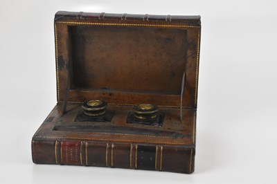 Lot 1191 - A 19th century pen and inkstand in the form of...