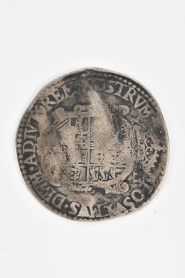 Lot 574 - A Philip & Mary silver shilling, double bust...