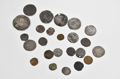 Lot 643 - An Edward III silver half groat, with various...