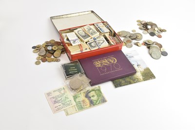 Lot 717 - An 1890s silver crown, with a selection of...