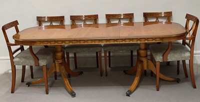 Lot 1064 - A Regency style reproduction mahogany...