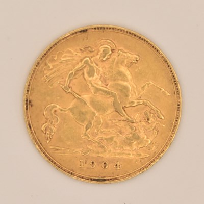 Lot 1588 - An Edward VII half sovereign, 1904.