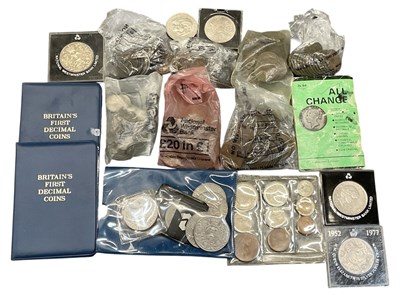 Lot 1662 - A collection of mostly GB coins, including...