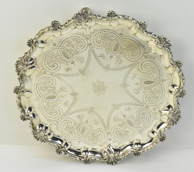 Lot 1128 - CHARLES BOYTON; a Victorian hallmarked silver...