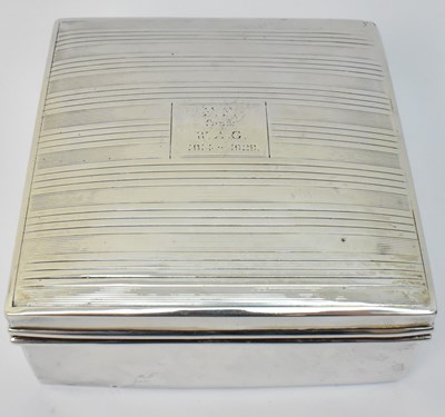 Lot 1279 - An early 20th century hallmarked silver clad...