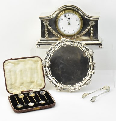 Lot 1258 - JOHN ROSE; a pair of Edward VII hallmarked...
