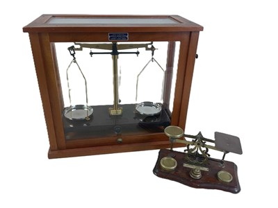 Lot 28 - GRIFFIN & GEORGE LTD; a bakelite based scales...