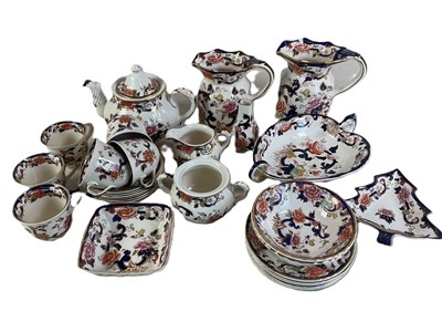 Lot 233 - MASONS WARE; a 'Mandalay' pattern teaset, and...
