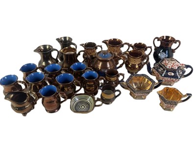 Lot 234 - A quantity of Welsh lustre ware, to include...