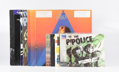 Lot 450 - THE POLICE; eight albums comprising Regatta De...