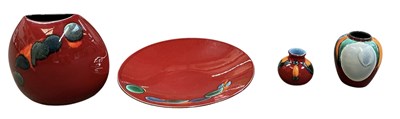 Lot 624 - POOLE POTTERY; four items of 1970s/1980s art...