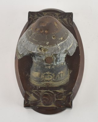 Lot 428 - An early 20th century trench art shell casing,...