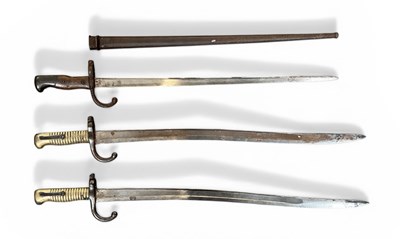 Lot 459 - A pair of late 19th century French bayonets...