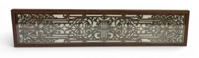Lot 395 - A fine late 19th century fret carved...