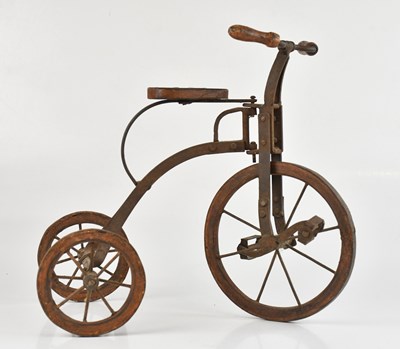 Lot 1226 - A miniature tricycle, height 37cm.