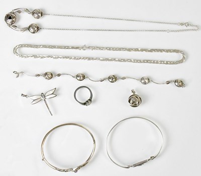 Lot 863 - A group of 925 silver Charles Rennie...