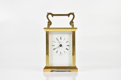 Lot 2294 - BOODLE & DUNTHORNE LTD; a brass cased carriage...