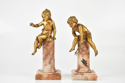 Lot 1276 - A pair of late 19th/early 20th century gilt...