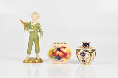 Lot 1473 - KITTY BLAKE FOR ROYAL WORCESTER; a bulbous...