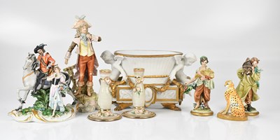 Lot 1436 - A collection of decorative ceramics including...