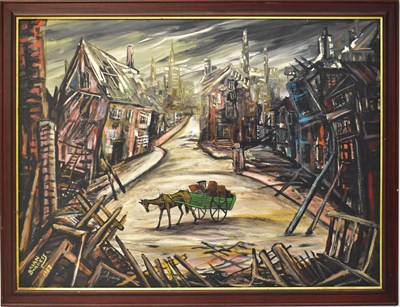 Lot 405 - BRIAN BURGESS (1935-2022); oil on board, 'The...