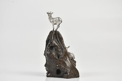 Lot 119 - PATRICK MAVROS; two silver models of...