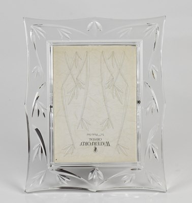 Lot 1607 - WATERFORD; a decorative cut glass easel back...