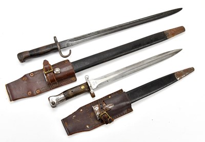 Lot 1081 - An 1888 Lee-Metford Mk 1 bayonet and scabbard,...