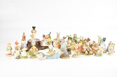 Lot 1447 - BESWICK; a collection of forty Beatrix Potter...