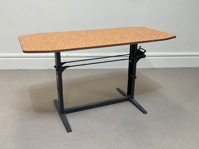 Lot 1020 - A retro metamorphic work table/dining table,...