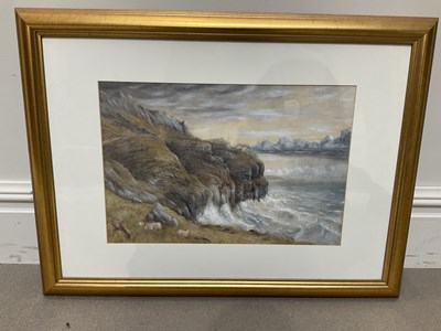 Lot 1768 - E CUMMINGS; watercolour, 'Telegraph Station...