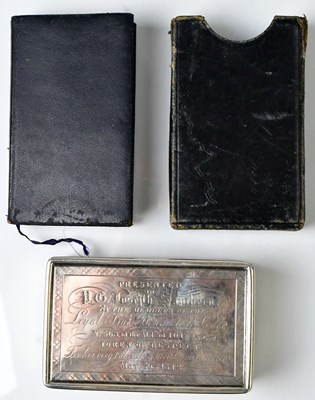 Lot 589 - WILLIAM SIMPSON; a George IV hallmarked silver...